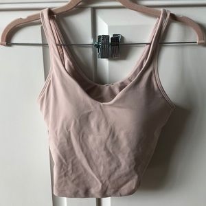 LULULEMON ALIGN TANK w/ built in bra- Light Pink